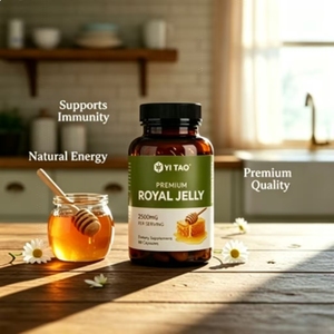 Jalea Real Premium 2500MG en Cápsulas de YI TAO, Producto Natural de Abeja para Vitalidad y Salud de la Piel, 60 Unidades - Product Image 2