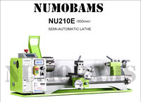 Tour à métaux de table NUMOBAMS NU210E, moteur sans balais 1100W, 0 à 2500 tr/min, mini tour domestique pour le tournage des métaux