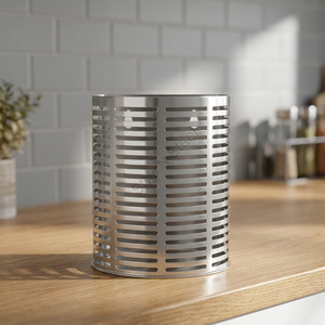 Porte-couverts en acier inoxydable de qualité supérieure Vaisselle élégante au design classique pour hôtels - Product Image 2