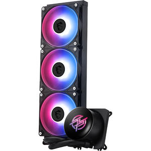 <span class=keywords><strong>MSI</strong></span> MPG CORELIQUID P13 360 Noir - Refroidisseur liquide pour processeur <span class=keywords><strong>AIO</strong></span> ARGB - Radiateur 360 mm - Écran LCD IPS 2,1 pouces - Trois ventilateurs PWM ARGB de 120 mm - Product Image 2