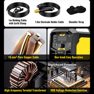 Poste à <span class=keywords><strong>souder</strong></span> portable Esab Rogue ES 208i haute fréquence à double impulsion, <span class=keywords><strong>TIG</strong></span> Lift, pour soudures fiables <span class=keywords><strong>de</strong></span> <span class=keywords><strong>fonte</strong></span> - Product Image 6
