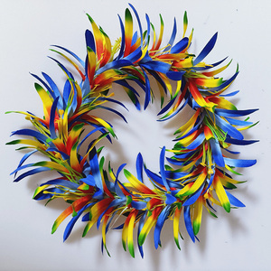 Diademas bonitas de Estilo Hawaiano para niña, diademas de flores grandes de seda, lirio de araña, diadema de flores para fiesta, varios colores - Product Image 4