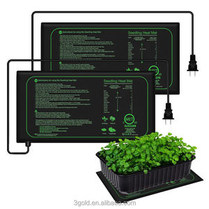 Dual Display New Arrival 19.6 "X 10.3" Vierkante Waterdichte Zaadkieming Warm Tuinieren Hydrocultuur Mat Met Eu Uk Plug - Product Image 2