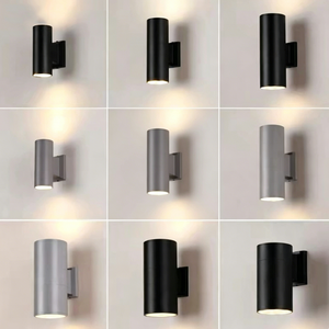 ไฟติดผนัง LED กันน้ำ 12W สำหรับภายนอกอาคาร, โคมไฟทรงกลมแบบหัวเดี่ยว/หัวคู่, IP65 สำหรับสวน, ลานบ้าน, เสา, ภายนอกวิลล่า - Product Image 4