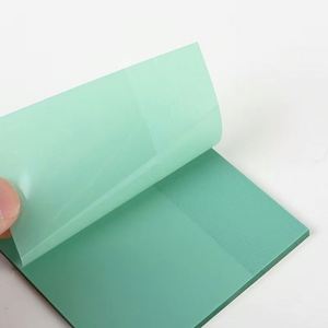 Use 50 Solid Color Transparent Self-Adhesive 8x8cm Memo <b>Pads</b> for School Office Petmaterial Notes - Product Image 3