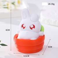 Vashine 3D Printed Kawaii Animal Fidget Clicker, Mainan Mekanik Premium dengan Sakelar Mekanis Ramah Kulit, Ornamen Penghilang Stres untuk Meja Kerja