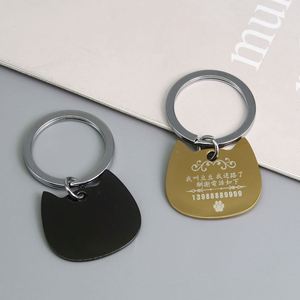 Llavero de Acero Inoxidable Personalizado con Logotipo, Etiqueta de Identificación Antipérdida para Mascotas, Placa de Identificación para Perros de Acero Inoxidable, Colgante de Metal con Logotipo Grabado con Láser - Product Image 5