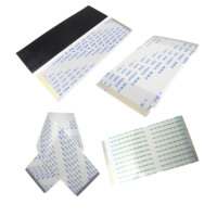 Câble plat flexible FFC personnalisé à 16 broches, pas de 1 mm, isolé en PTFE, pour usage électronique