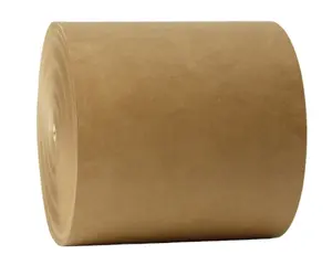 Papier kraft brun poly à bas prix en rouleaux pour emballage de nourriture à emporter résistant à l'eau et à l'huile de qualité alimentaire