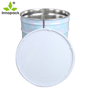 Seau métallique de 18 L avec couvercle, capacité 18 kg, en fer blanc de qualité alimentaire, impression personnalisée, vente directe usine - Product Image 3