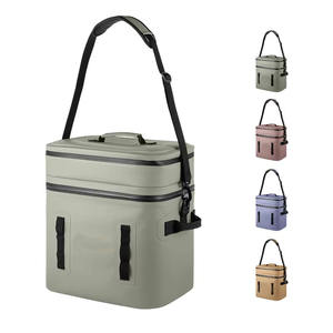 Fabrika sıcak satış lüks katlanabilir termal soğutucu çanta çift katmanlı yalıtım kare 20/30 kutular yumuşak taze kek gıdalar soğuk tutmak - Product Image 2