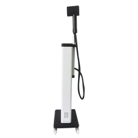 Panneau d'opération du pulvérisateur à lumière bleue le dernier pulvérisateur à vapeur verticale Nano Mist Pulvérisateur pour la teinture des cheveux Lissage Perming