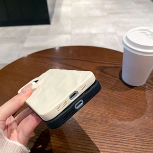 เคสกันกระแทกคุณภาพสูงแบบใหม่ สีพื้นด้าน ผิวสัมผัสนูนลาย สำหรับ iPhone 17 15 14 13 16 Pro XS Max ป้องกันด้านหลัง - Product Image 3
