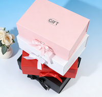Boîte cadeau personnalisée avec logo, en carton ondulé, impression magnétique de luxe, pliable, emballage plat, boîte cadeau d'anniversaire Fujian