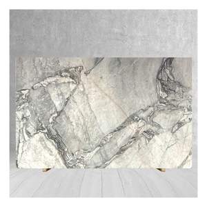 Dalle de marbre gris fer Calacatta de luxe pour la décoration de maison de luxe Carreaux de sol Panneau mural Comptoirs de cuisine Vanité en marbre - Product Image 1