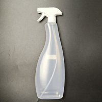 Bouteille de nettoyage pour pistolet pulvérisateur à pompe manuelle 620 ml, nettoyant pour taches d'huile, bouteille blanche pour pistolet pulvérisateur, bouteille d'emballage en plastique PE pour nettoyant à l'huile