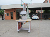 Presse à chaud à double tête, machine de soudage à air chaud, machine de soudage à chaud semi-automatique