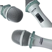 Microphone de karaoké portable dynamique SHUPU SR-P6 avec système audio intégré, suppression du bruit, micro filaire XLR cardioïde en métal