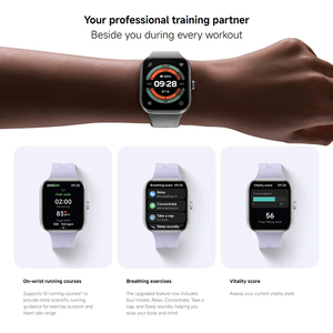 <span class=keywords><strong>Redmi</strong></span> Watch 5 Smartwatch per Bambini Android GPS SIM Card E-sim AMOLED Impermeabile 5 ATM Monitoraggio Fitness Controllo Touch Rilevamento Sedentarietà - Product Image 5