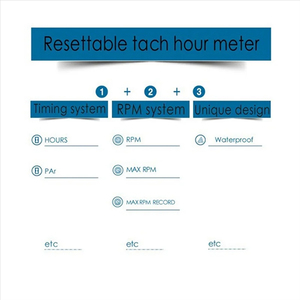 <span class=keywords><strong>Compteur</strong></span> <span class=keywords><strong>d</strong></span>'heures de vibration numérique sans fil pour tronçonneuse Pit Bike Dirt <span class=keywords><strong>Quad</strong></span> Bicycle Tondeuse à gazon Motoneige ATV Marine Jet - Product Image 4