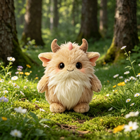 Vente en gros de poupées en peluche personnages doux et rembourrés, très demandées, poupées en peluche monstres mignons, jouets en peluche personnalisés