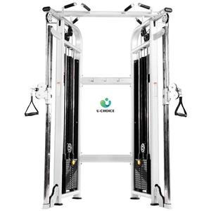 UC--U-CHOICE Équipement de fitness complet et réglable avec <span class=keywords><strong>double</strong></span> <span class=keywords><strong>poulie</strong></span>, cadre Longmen en acier, Crossover à câbles 160 kg pour <span class=keywords><strong>musculation</strong></span> - Product Image 3