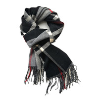 Écharpe châle pour femme, motif à carreaux, automne, double face, accessoire de mode, doux, léger, élégant, polyvalent