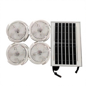 Lampadaire solaire d'intérieur 50W 100W 200W 300W avec télécommande et batterie 10000mAh - Product Image 1