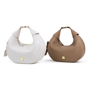 Sac à main LZ en cuir Nappa, pochette sous le bras, sac nuage pour femme, sac à main en cuir véritable avec bandoulière pour soirée - Product Image 2