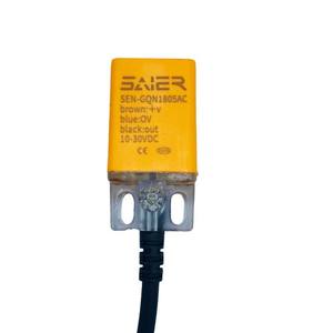 Sensor de Proximidad Inductivo Miniatura Resistente a Altas Temperaturas, Interruptor Personalizable para Máquina de Corte Láser Cuadrada con Cable Largo - Product Image 1