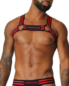 Harnais de corps supérieur pour <span class=keywords><strong>homme</strong></span>, design de luxe, en polyester et élasthanne de haute qualité, avec sangle élastique, style crop, <span class=keywords><strong>sexy</strong></span>, autoportant - Product Image 3