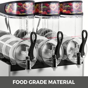 เครื่องทำเครื่องดื่มแช่แข็งแบบ12L * 3ชามเต็มขนาด900วัตต์ดีไซน์ใหม่ใช้ในเชิงพาณิชย์ - Product Image 4