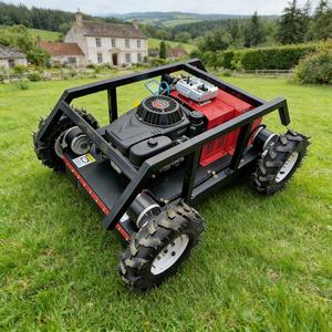Tondeuse à gazon professionnelle télécommandée pour l'aménagement paysager, robot de coupe et de <span class=keywords><strong>tonte</strong></span> à essence à braquage zéro - Product Image 4