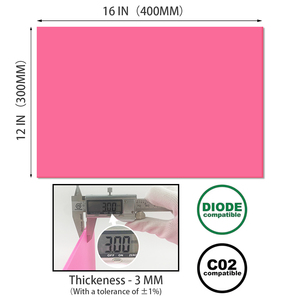 Tấm Acrylic Gorlde pastel 1 \ u005cu002f8 \ u005cu0022 Tấm mica cắt laser tùy chỉnh 3mm 8x8 8x12 12x12 bảng PMMA mờ - Product Image 2