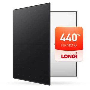 LONGi Hi-MO X6 Explorer <span class=keywords><strong>415</strong></span>-435M Media celda Tecnología HPBC Módulo de panel <span class=keywords><strong>solar</strong></span> LONGi negro completo 420W 425W 430W 435W - Product Image 1