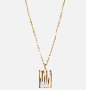 Inspire Jewelry Collier pendentif <span class=keywords><strong>LE</strong></span> BAMBOU personnalisé en acier inoxydable plaqué or pour bijoux pour hommes en gros logo personnalisé - Product Image 1