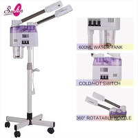Sunkin 2-en-1 Brumisateur Facial Chaud/Froid à Jet Ultra-Fin Double Hydratation Protection Contre les Brûlures à Sec Métal Beauté Personnelle