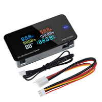 DC 0-200V Voltmeter Ammeter KWS Power Energy Meter LED Digital DC Wattmeter Electric Meter with Reset Function 0-100A