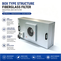 Unité de filtration d'air (FFU) à ventilateur en acier galvanisé pour systèmes d'alimentation en air de salles blanches industrielles