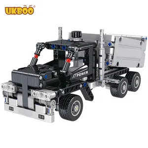 lego city engineering รถบรรทุก Suppliers-Huiqibao รถดั๊มบล็อกก่อสร้าง,รถดั๊มของเล่นงานวิศวกรรมเทคนิคอิฐใช้ร่วมกันได้