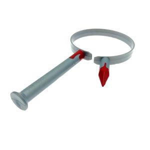 Cubes en plastique attrape-regards à prix raisonnable, certifiés EN71, écologiques, pour blagues et cadeaux farfelus, avec un clou qui traverse la tête - Product Image 1