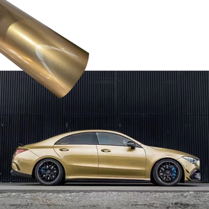 Premium Car Wraps Vinyl TPU Metall Milan <span class=keywords><strong>GoldM</strong></span> Auto Wrap Papier farbe Schutz folie Farbwechsel Film Farbe Vinyl - Product Image 1