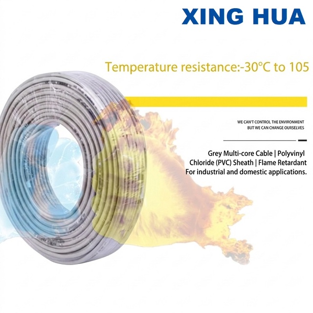 TRVVP Copper Conductor Low Voltage 450/750V Highly Flexible Shielded Control Cable with PVC Sheath