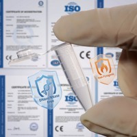 Tube de microcentrifugation en plastique de 0,6 ml, consommable de laboratoire jetable, accessoire professionnel pour les instituts de recherche universitaires et les biotechnologies