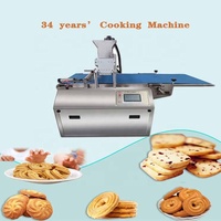 Noix Eclair Biscuit Doux Machine À Pâte Petit Four De Table Biscuit Déposant Avec Fil Cut Cookie Dropping Machine