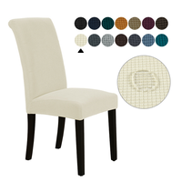 Housse de chaise imperméable en spandex, universelle, hautement élastique, extensible, pour salle à manger, hôtel, mariage, banquet, décoration