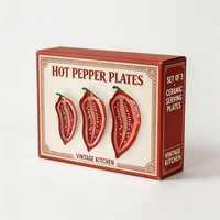 Nouveau plat de légumes en céramique en forme de poivron rouge rustique créatif ajoute une touche naturelle et ludique à votre réglage de table