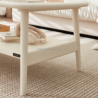 670271 Qunau prix de gros conception simple facile à nettoyer ensemble de table basse en verre moderne pour salon