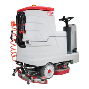 2024 nuevo modelo Man on board floor Washer ride on floor scrubber equipo de limpieza de fábrica