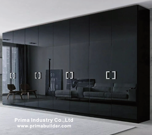 Armoire modulaire sectionnelle Prima White Modern Walk-In <span class=keywords><strong>Dressing</strong></span> Armoire sur mesure abordable de haute qualité - Product Image 1